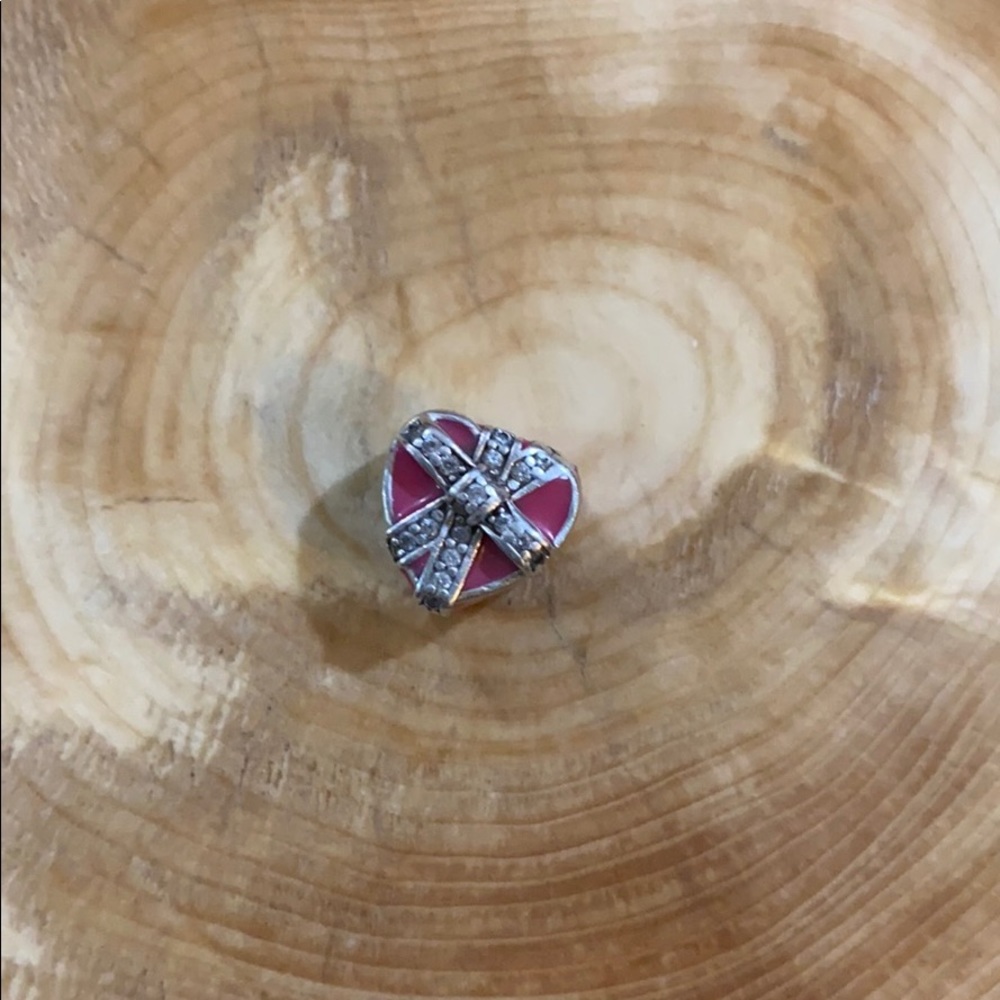 Valentines sparkle charm